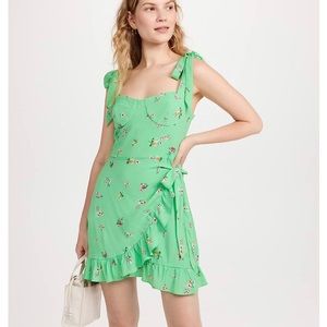 WAYF Women's Wrap Front Dress